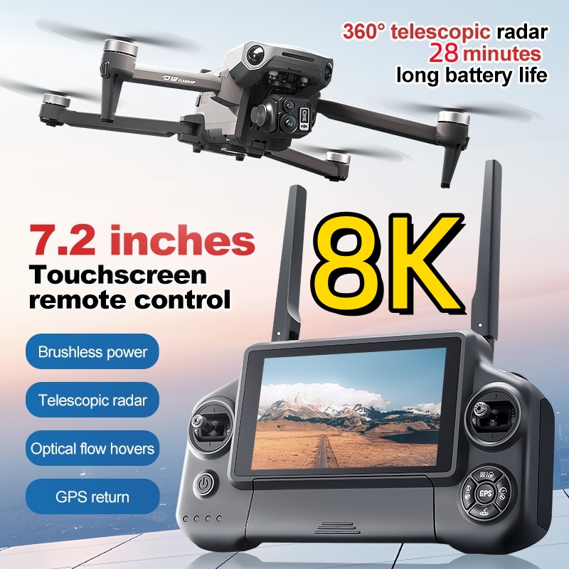 8K 3 Axis Gimbal Brushless 7.2 - đánh giá và giá Drone Gimbal Brushless