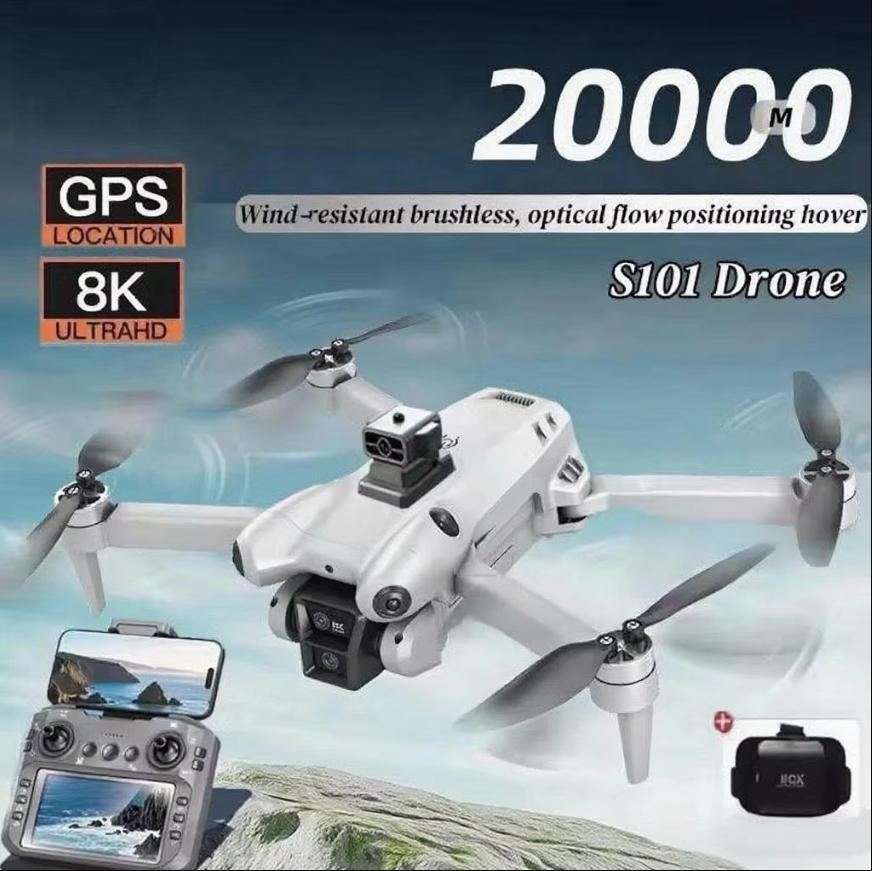 S101 Drone 8K HD Professinal D - đánh giá và giá Drone Gimbal 3 Axis