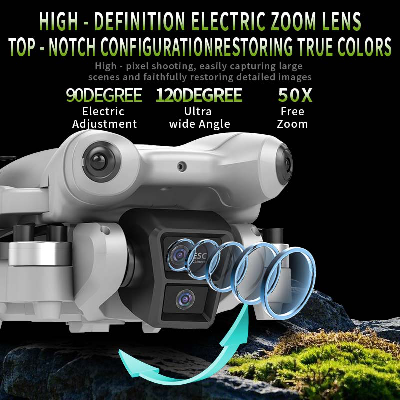 S101 Drone 8K HD Professinal D - đánh giá và giá Drone Gimbal 3 Axis