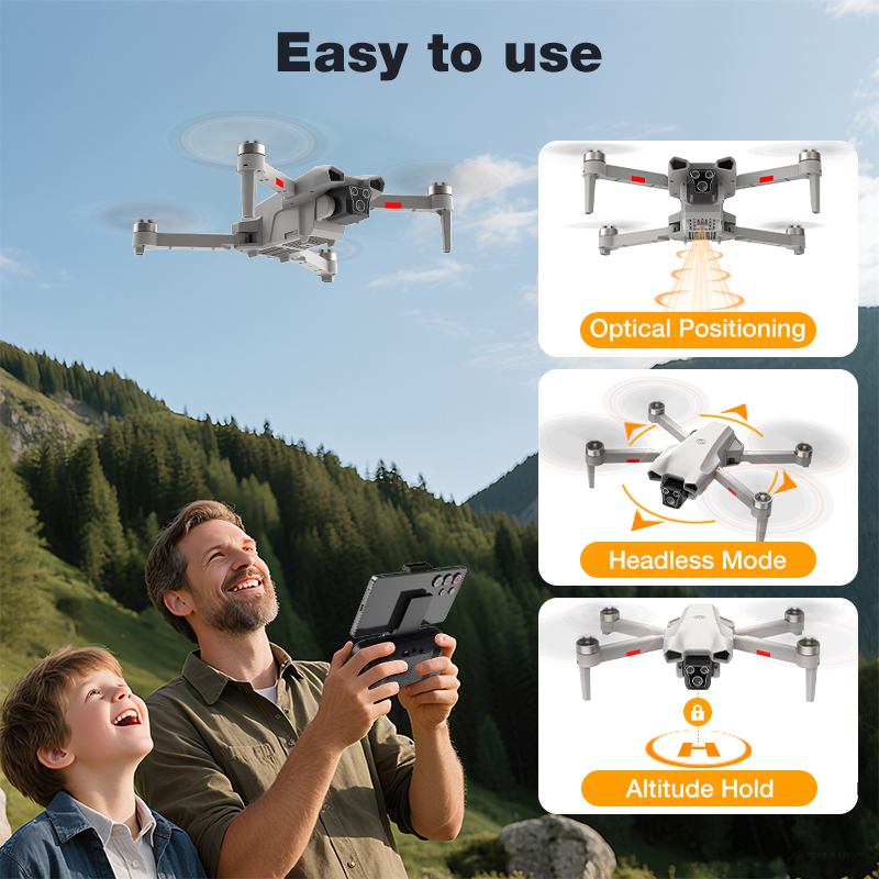 NEW Hot L017 Pro Drone Brushle - đánh giá và giá Drone Gimbal Brushless